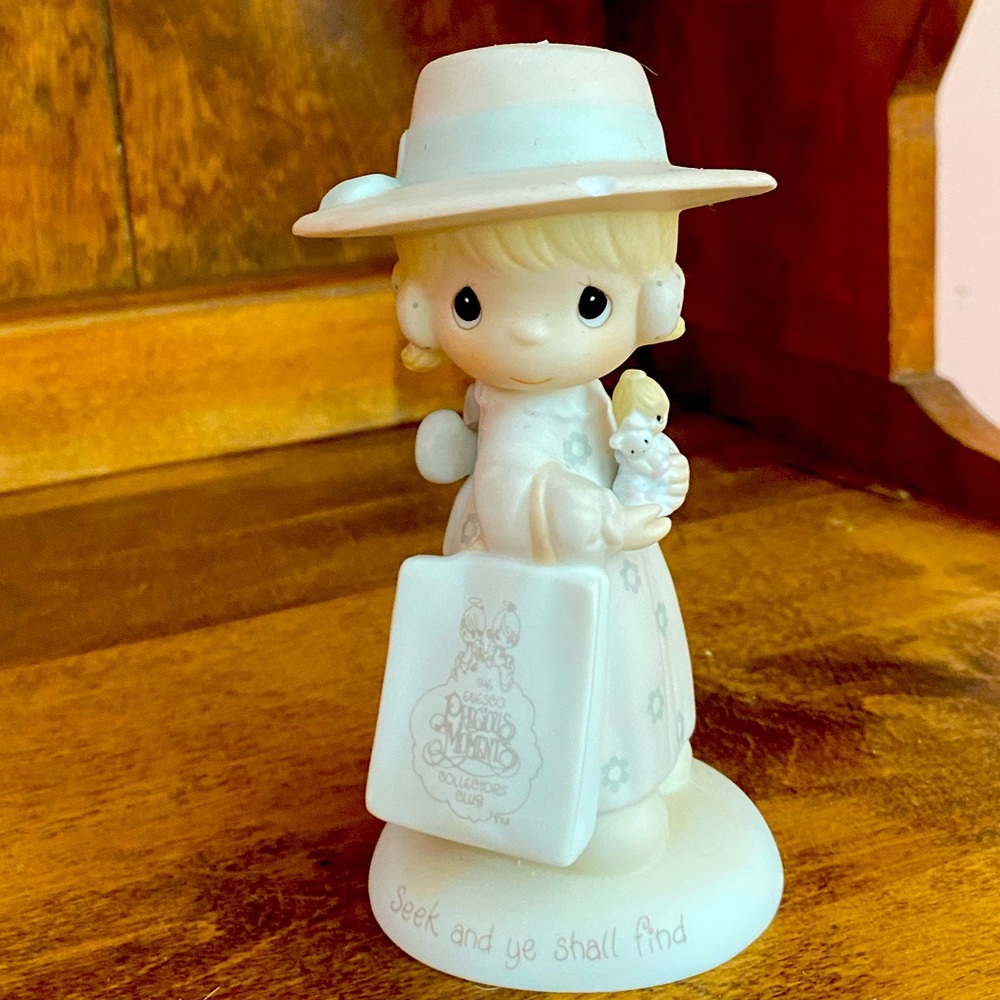 Vintage Precious Moments Girl with Hat